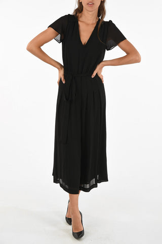 MICHAEL V-neck Wide Jumpsuit