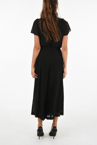 MICHAEL V-neck Wide Jumpsuit