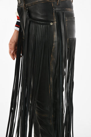 fringed leather JOLLY Pants