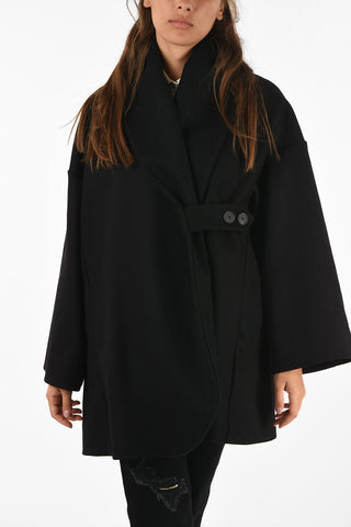 wrap-around coat