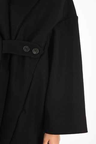 wrap-around coat
