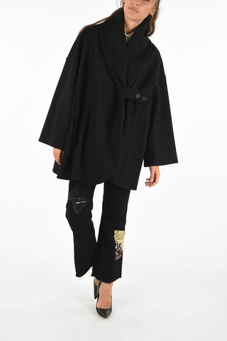 wrap-around coat