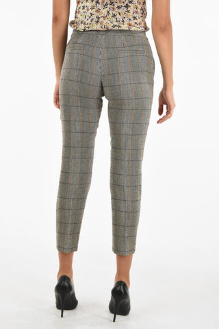 Plaid Low Rise Pants
