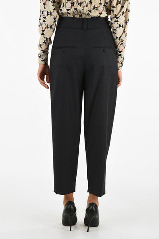 ETOILE district check capri pants