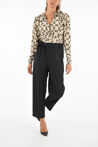ETOILE district check capri pants