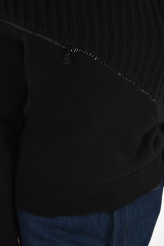 turtle-neck sweater