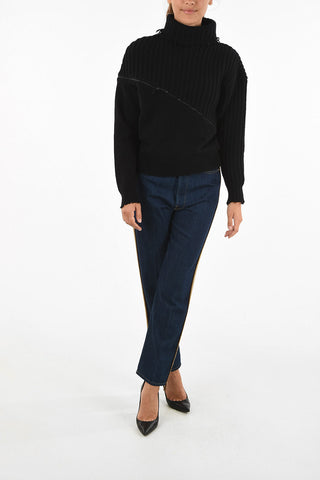 turtle-neck sweater