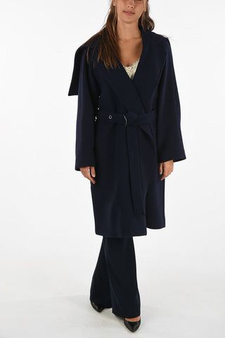 capelet Coat with belt