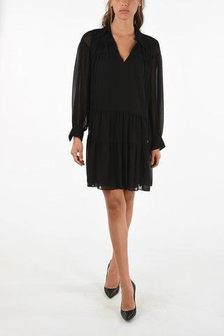 MICHAEL v-neck above knee  shirtdress