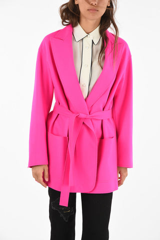 cappotto chesterfield SHION con cintura