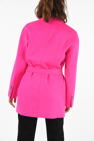 cappotto chesterfield SHION con cintura