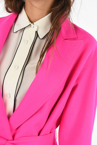 cappotto chesterfield SHION con cintura