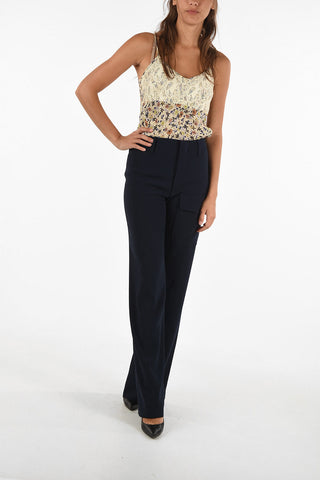 Wide Fit Pants with Maxi Pocket