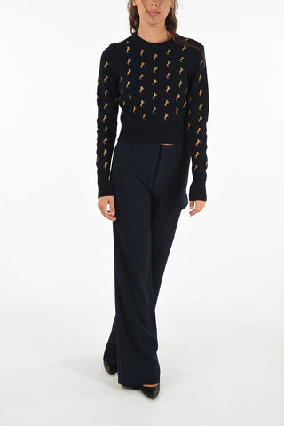 Embroidered Crewneck Sweater