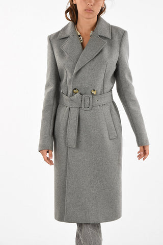 double breasted coat NIMA with Belt
