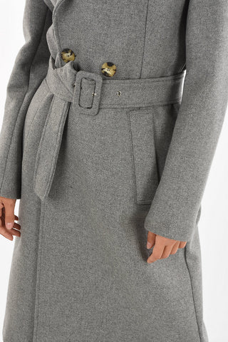 double breasted coat NIMA with Belt