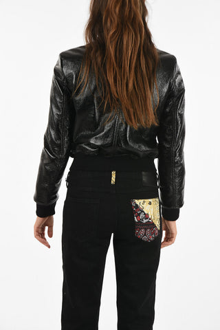 MICHAEL waxed cotton bomber