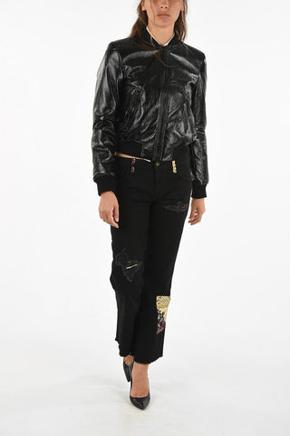 MICHAEL waxed cotton bomber