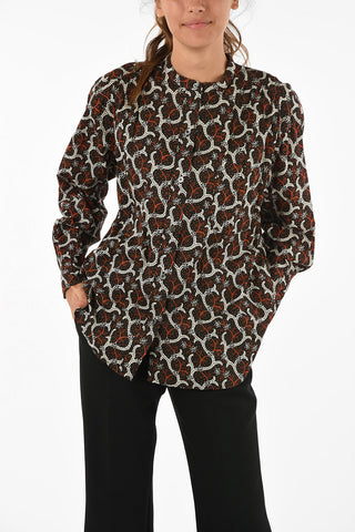 ETOLIE mandarin collar shirt