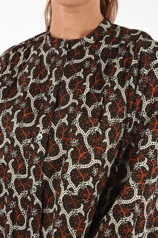 ETOLIE mandarin collar shirt
