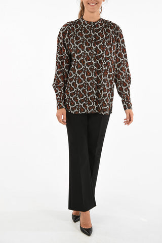 ETOLIE mandarin collar shirt