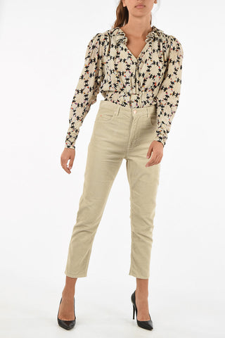 ETOILE corduroy capri NEAV pants