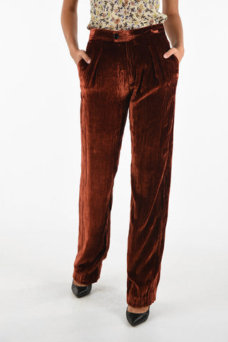 Chenille Wide Fit Pants