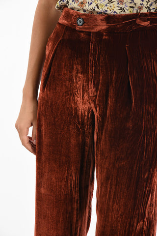Chenille Wide Fit Pants