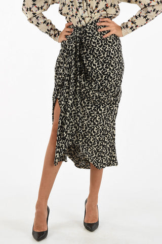 midi asymmetrical skirt