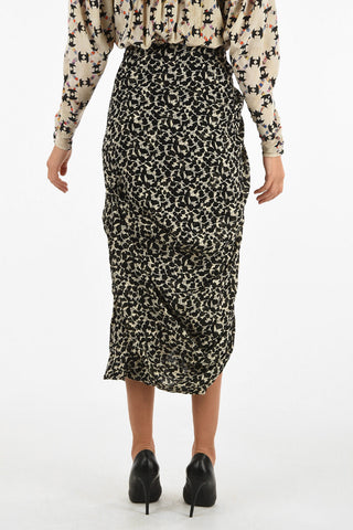 midi asymmetrical skirt