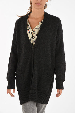 ETOLIE v-neck bouclé cardigan