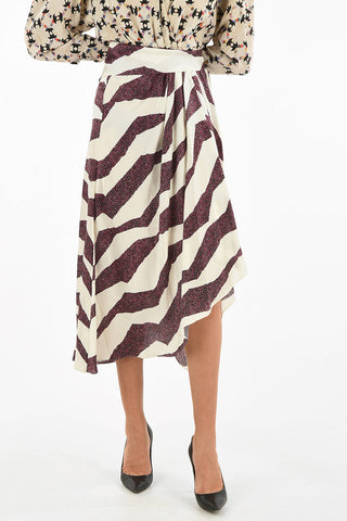 maxi asymmetrical REBECA skirt