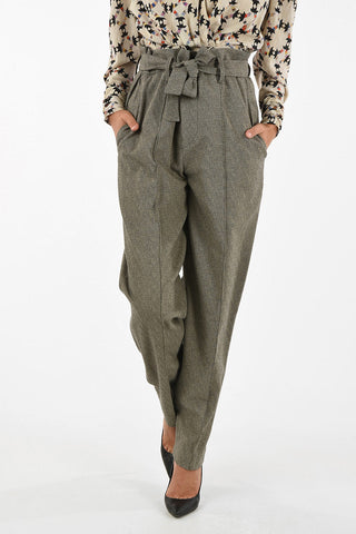 Pantalone EMILIA a vita alta con cintura