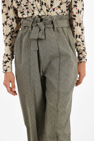 Pantalone EMILIA a vita alta con cintura