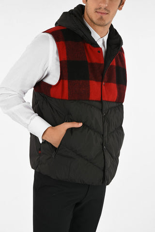 hidden closure down jacket