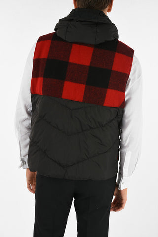 hidden closure down jacket
