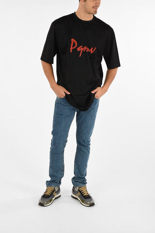 printed back  t-shirt