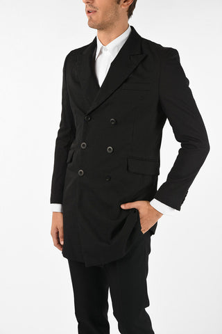 MAN center vent double-breasted blazer