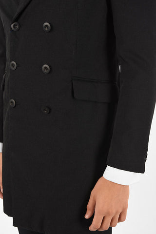 MAN center vent double-breasted blazer