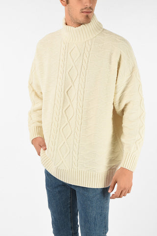 aran GALLAGHER turtle-neck maxi sweater