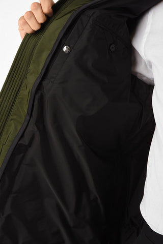 full zip down jacket