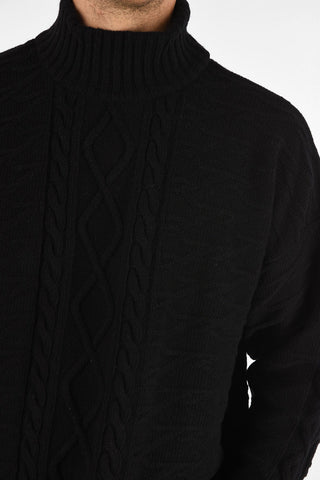 aran GALLAGHER turtle-neck maxi sweater
