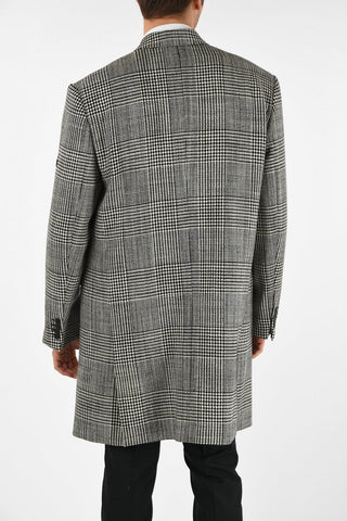 cappotto Chesterfield doppiopetto pied-de-poule