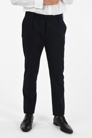 side vents ribbed 2-button suit
