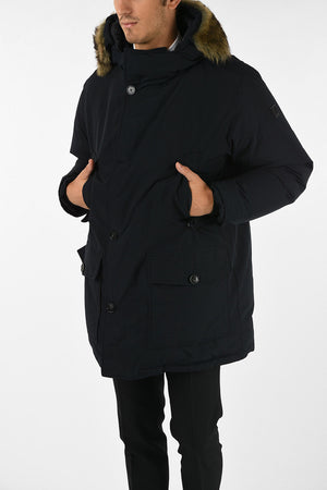 fur down jacket