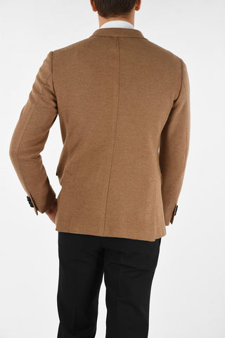 virgin wool side vents double-breasted MIRO’ blazer