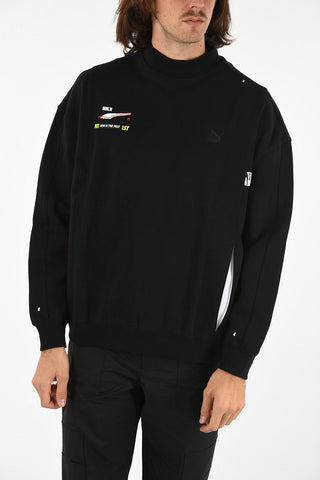 Turtle-neck sweatshirt