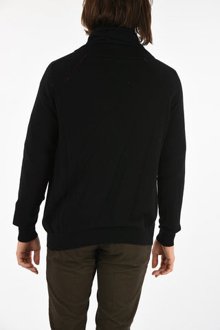 cowl neckline cashmere cardigan