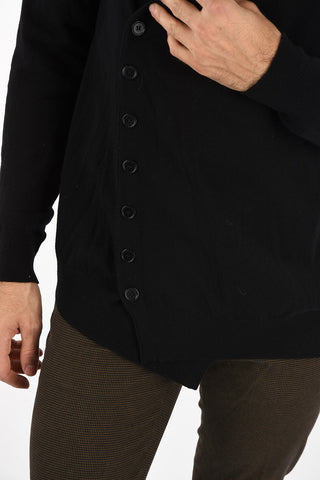 cowl neckline cashmere cardigan