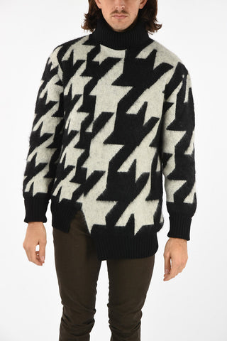 mohair turtle-neck sweater